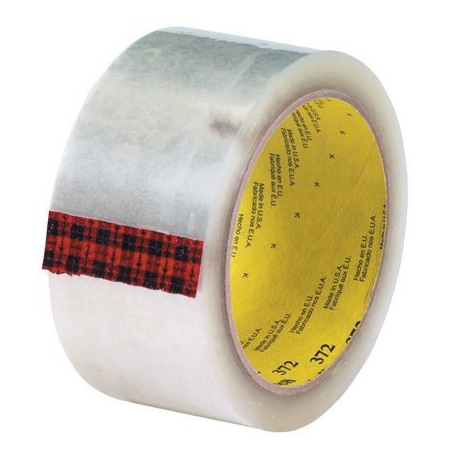 3M 2'' x 55 yds. Clear 3M 372 Carton Sealing Tape, 36PK BUY00023174